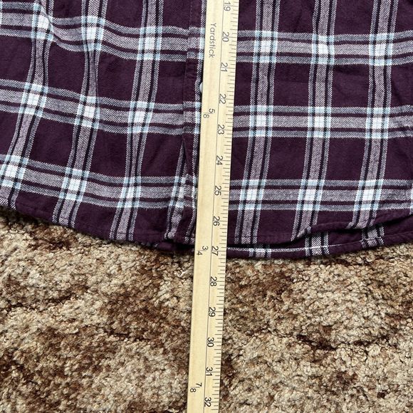 Woolrich Long Sleeve Button Down Mens Extra Large Plaid 100% Cotton Casual - Picture 9 of 10